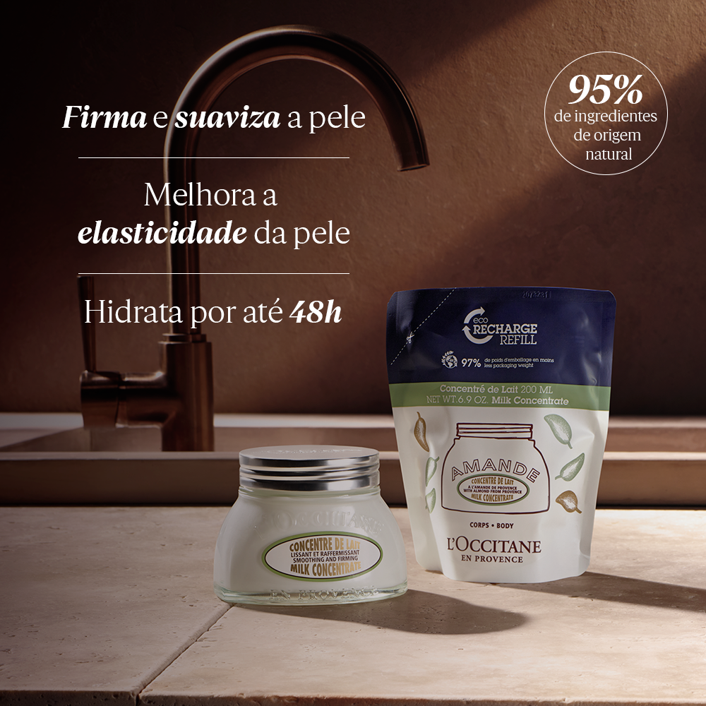 Eco Refil Leite Hidratante Firmador Amêndoa 200ml, , large image number 1